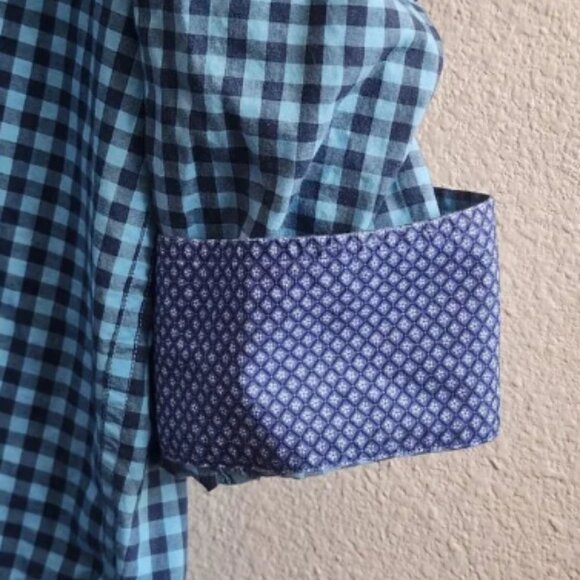 Tommy Bahama Shirt Mens 2XL Blue Check Button Up Long Sleeve Pima Cotton Casual - Picture 5 of 10